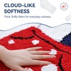 TRUEDAYS Cute Bath Mat - Bathroom Rugs with Laundry Clothes