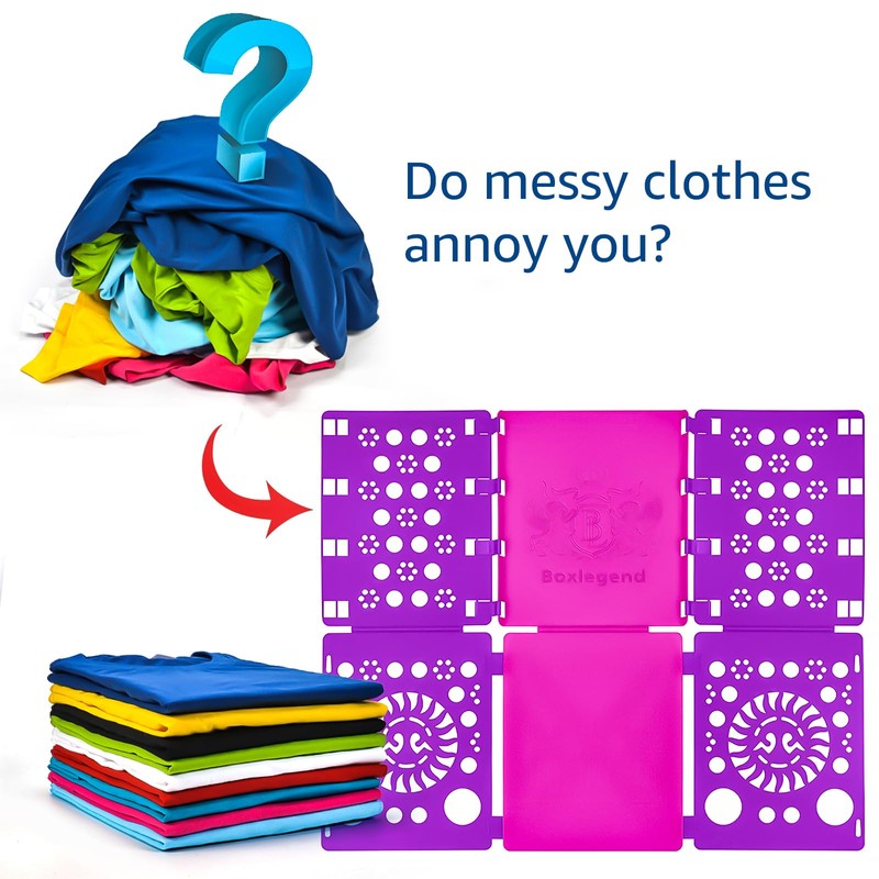 BoxLegend Version 3 Shirt Folding Board t Shirts Clothes Folder