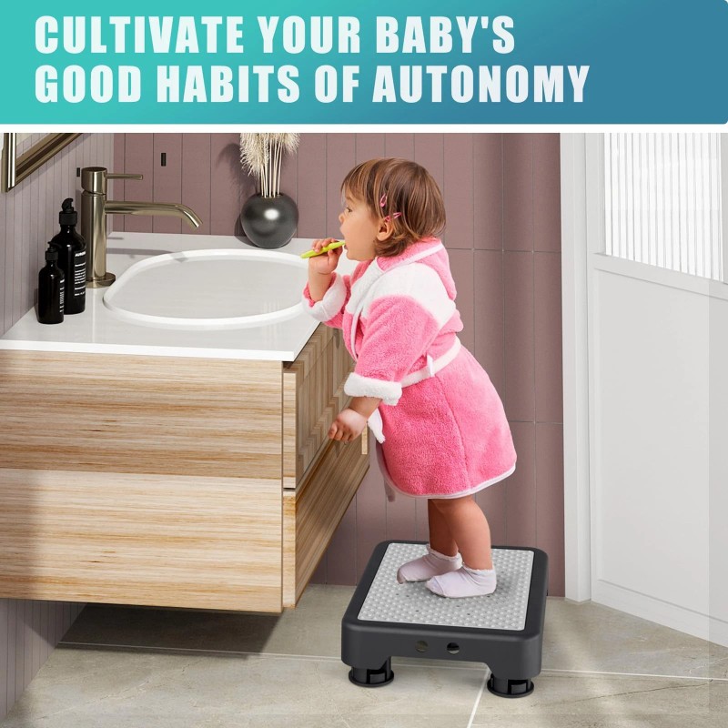 Spacelead Mobility Step Stool for Adults & Seniors, Anti-Slip Bathroom