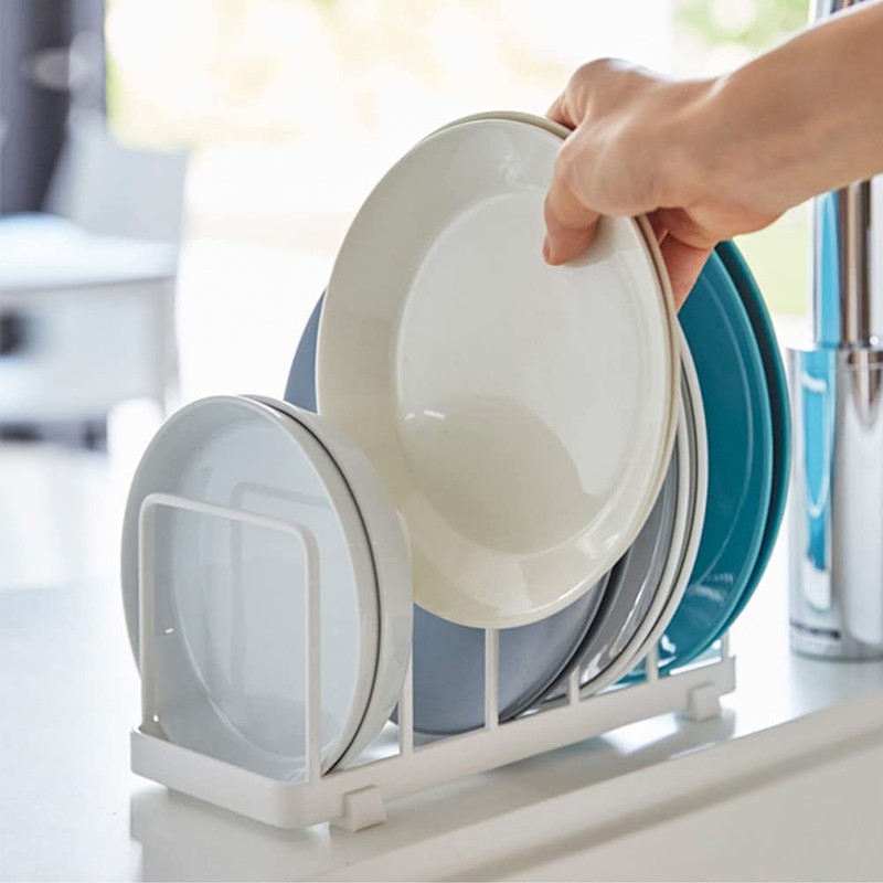 MINGFANITY 2 Pack Plate Home Accented Storage Rack, Plate Holders