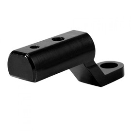 KIMISS Soporte de extensión de base de espejo retrovisor Ganchos de soporte Soporte de soporte para motocicletas (Negro) + Motocicletas Scooter Soporte de espejo de bicicleta Espejo retrovisor Base de espejo retrovisor Motorcy