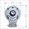 Speaker Replacement Horn Diaphragm Compatible for JBL 2412, 2412H, 2412H-1,2413,