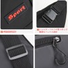 LIKENNY Waist Bag, Hip Bag, Smartphone Pouch, Adjustable, Lightweight, Waterproof,
