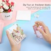 100 Pieces Sublimation Air Freshener Blank Square DIY Air Freshener