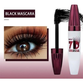Máscara de Pestañas Resistente al Agua 7D, Máscara de Volumen, Fórmula de Secado Rápido y a Prueba de Manchas, Maquillaje de Ojos Espesante para un Rizo Definido, para un Maquillaje de ojos Profesional (2PCS)
