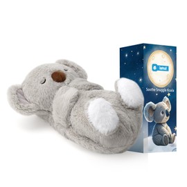ianul Soothe Snuggle koala Breathing Stuffed Animal for Baby,Soothing Baby Toy help Sleep with Calming Music, Breathing Motion, Soft Plush Body, Baby Soother for Newborns, Portable & Machine Washable