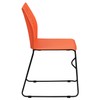 Flash Furniture HERCULES Series 661 lb. Capacity Orange Stack Chair