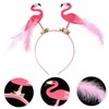 TOVINANNA Flamingo Headband Soft Comfortable Lightweight Hawaiian Party Accessory for