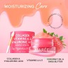 Natural Finish Overnight Lip Serum with Collagen - Strawberry Hydration