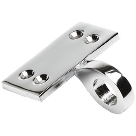 Merriway BH02123 Sash Window Lift Eye Pole Hook Pull, 13mm (1/2 inch) - Polished Chrome