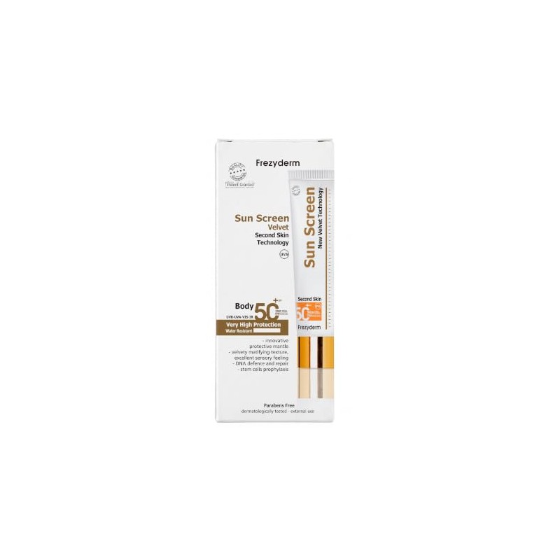 Frezyderm Velvet Body Lotion Protector Solar SPF50+ 125ml
