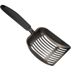 PIQIUQIU Cat Litter Tray Scoop Made of Robust Aluminium, Cat Litter Scoop for Cat Litter Trays, Cat Litter Scoop, Litter Scoop (35 x 14 cm)