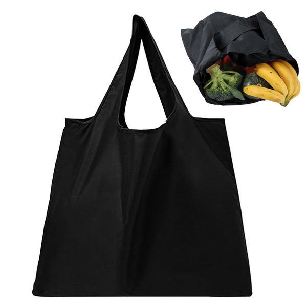 YCHYAN Pack of 2 Black Foldable Bags 50 x 40