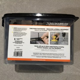 CAMO EDGEXMETAL Clips Hidden Universal Deck Fasteners (90 Ct) Stainless Steel