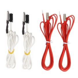 HzdaDeve Heater Cartridge for Prusa I3 Heating Tube Element 24V 40W Thermistor High Temperature Sensor for Prusa I3 MK3/Prusa I3 MK3S+ 3D Printer Hotend Parts Accessories (4 Pack)