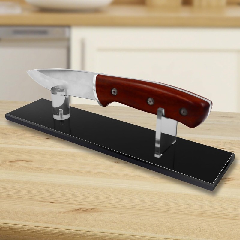 2 Pcs Acrylic Knife Display Stand, Knife Holder, Knife Display