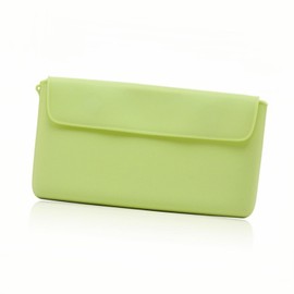 WJTZLBNSUY Stasher Reusable Silicone Storage Bag, Portable Makeup Bag, Change Purse, Travel Bundle,Wear Resistant, Easy to Clean (Green)