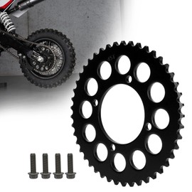 RUTU 420 Chain Sprocket Rear Sprocket 45 Tooth 76mm for Chinese 50 70 90 110 125 140cc 150 160 170 Cc Apollo RFZ CRF50 XR50 SDG IMR SSR YCF Kayo Thumpstar Coolster Pit Dirt Motor Bike Motorcycle