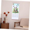 NUOBESTY 2026 Hanging Cylinder Monthly Calendar New Year Calendar Paper