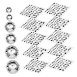 SHINEOFI 10sheets DIY Craft Embellishments Pearl Stickers Face Gems Jewel Stickers for Makeup Nail Charms