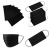 Disposable 100PCS Black 3 Layer Protection Face Mask with Adjustable