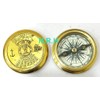 Nautical Replica Hub Robert Frost Poem Compass-Pocket Compass Clander Compass