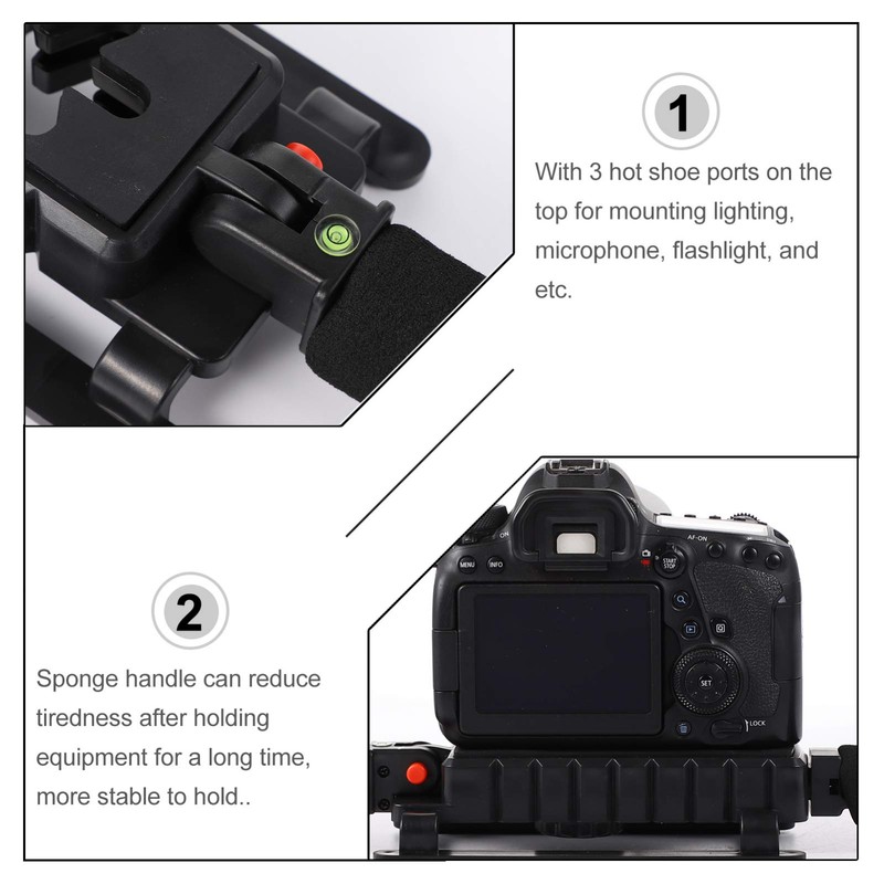 TEHAUX Rig Handheld Camera Fixator Foldable Support Bracket with Hot