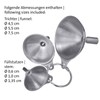 Westmark Funnel Set, 3 Pieces, Diameter 4.5 cm, 5.5 cm
