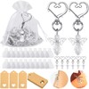 Pack of 30 Guardian Angel Pendants Creative Heart Guest Gift