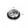 sourcing map Air Compressor Oil Level Indicator Sight Glass M26