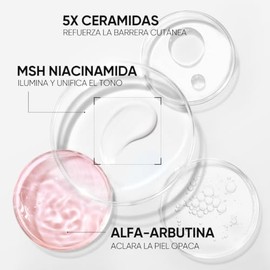 SKINTIFIC MSH Crema iluminadora con niacinamida. Atenúa las manchas oscuras y unifica el tono de la piel. Ácido tranexámico, α-arbutina, ceramidas 5X, centella asiática. Adecuada para pieles grasas y propensas al acné. 100 g.