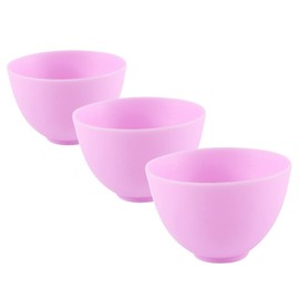 NOLITOY 3pcs Mask Bowl DIY Makeup Beauty Salon Bowl Mixing Bowl for Face Care Facial Bowls Liquid Powder Bowl Cooking Bowl Lip Kits Infant Suit Baby Silica Gel Jelly Purple Seasoning Bowl