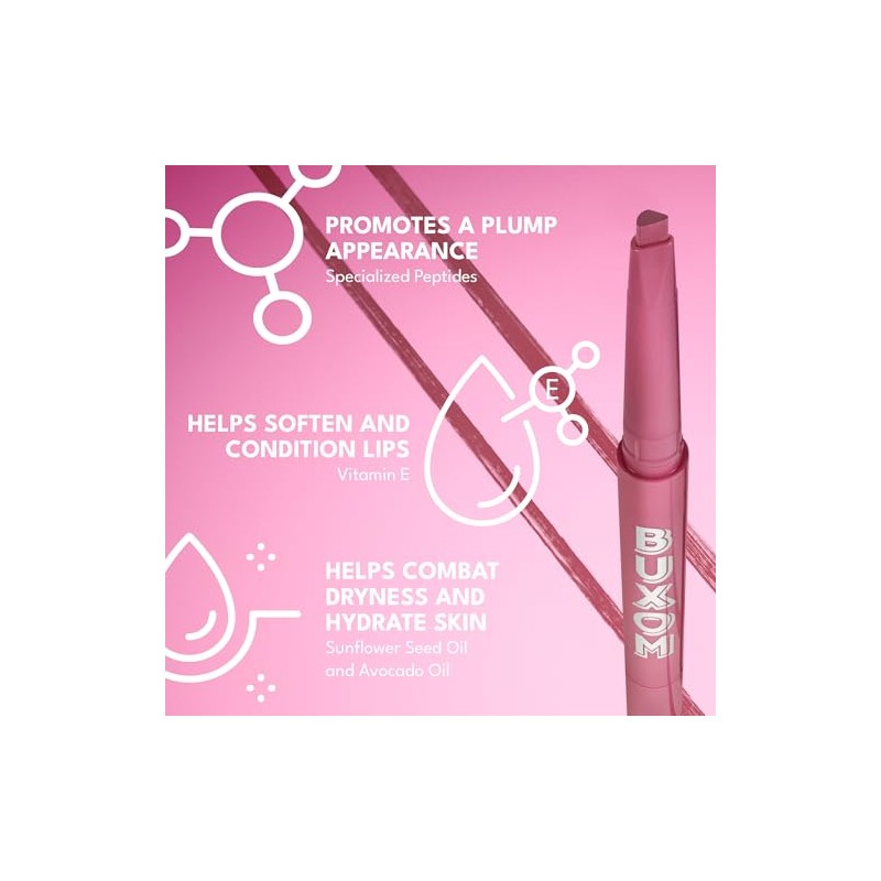 Buxom Power Line™ Plumping Lip Liner, Rich Rose, 0.01 oz.