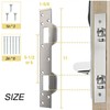 Door Strike Plate Reinforcement Plate - Double Holes,for Use with