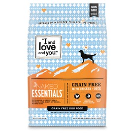 I and love and you Naked Essentials Dry Dog Food - Chicken + Duck - High Protein, Real Meat, No Fillers, Prebiotics + Probiotics, 23lb Bag