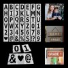 WWYSSZ Pack of 42 Stencils Letters 5 cm / 2