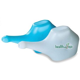 Economy, Light-Weight Neti Pot - Handy, Compact and Travel Friendly-White (Set of 2 (White, Blue))