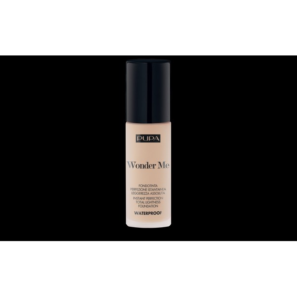 PUPA WONDER ME FLUID FOUNDATION, TOTAL LIGHTNESS AND WATERPROOF 010-