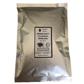 Premium Quality Ceylon Black Peppercorn 200g in foil pack