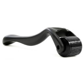 ROSELYNBOUTIQUE Derma Roller Personal Care Beauty Tool - Cosmetic Titanium Microneedles Roller for Men Women (All Black)