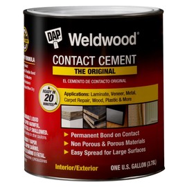 DAP 00273 1 Gallon Weldwood Original Contact Cement, Tan