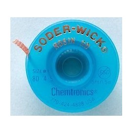 Chemtronics 80-1-10 Rosin Flux Solder Wick 10ft (10 pieces)