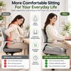 Ergonomic Memory Foam Seat Cushion for Daily Sitting – 3-Zone