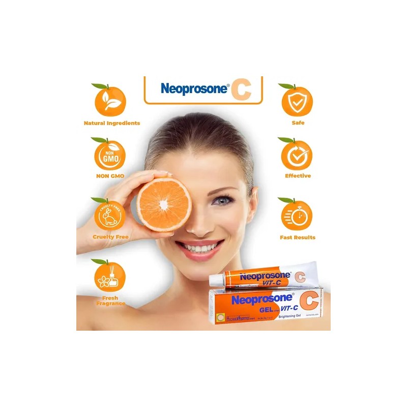 Neoprosone, Gel De Vitamina C - 30 Ml - Crema