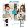 Home Security Camera Dual 2MP Lens Two Way Intercom WiFi