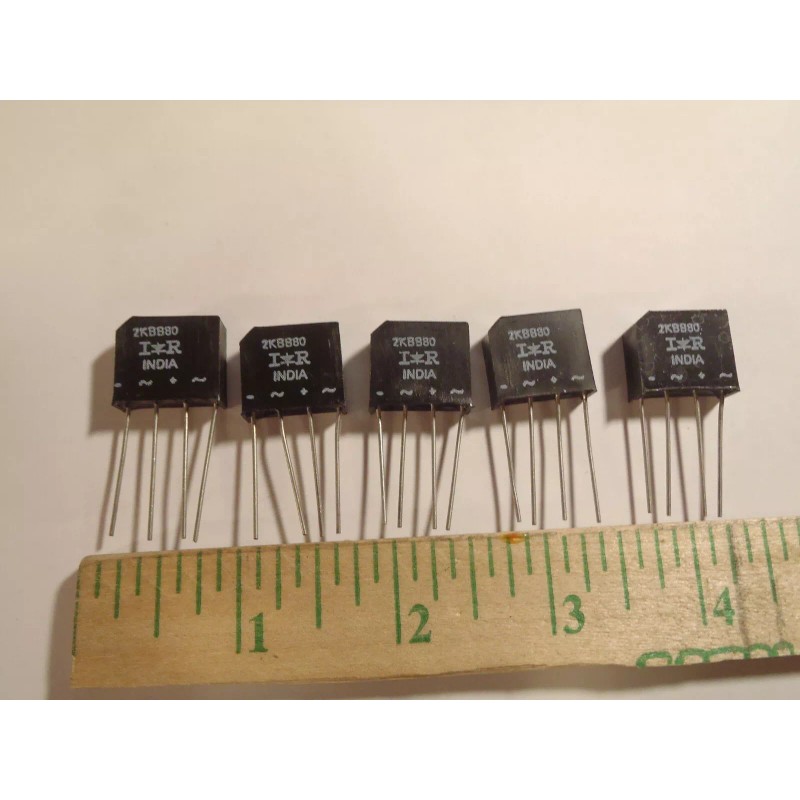 International Rectifier 5 PCS. INTERNATIONAL RECTIFIER BRIDGE RECTIFIER 1.9AMP 800VOLT