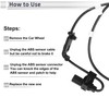 INFINAUTO ABS Wheel Speed Sensor Front Left ABS Sensor Anti-lock