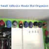 Small Adhesive Hooks Hat Hooks Baseball Caps Rack for Wall
