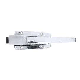 Heavy-Duty Polished Chrome Walk-in Cooler Door Safety Latch Body Only - Less Strike