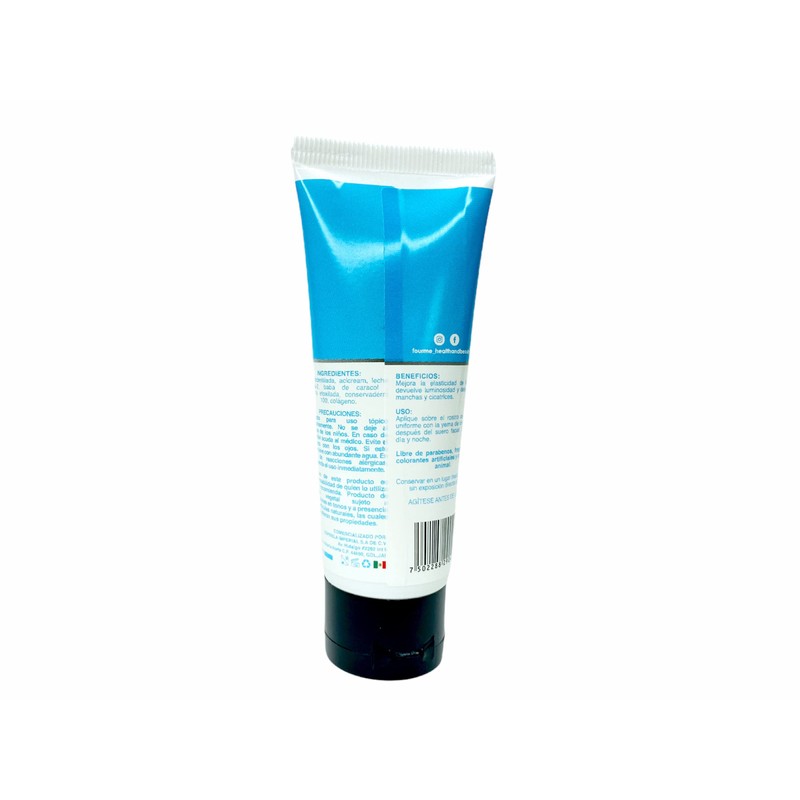 Crema anti-edad baba de caracol colágeno rejuvvenece e ilumina 3x1